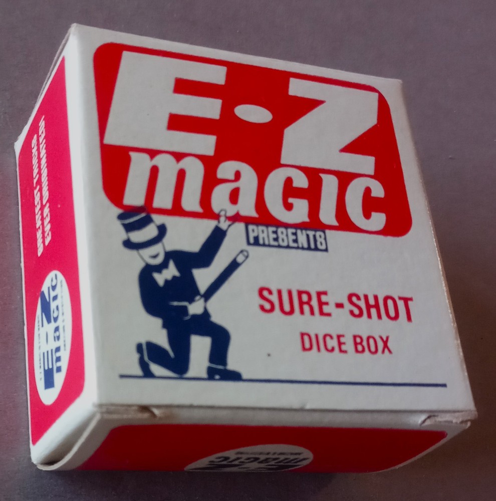 Sure-Shot Dice Box MAGIC TRICK E-Z Magic