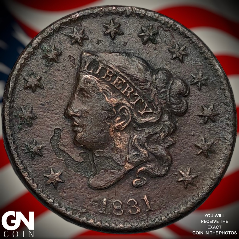 1831 Coronet Head Large Cent X7367