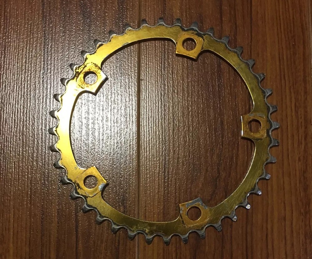 Authentic Old School 80’s Gold TAKAGI 40 Tooth Chainring