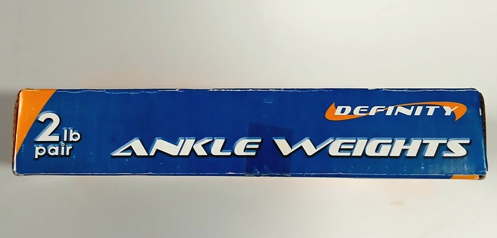 2 lb. PAIR Workout ANKLE WEIGHTS BLUE EXCELLENT CONDITION OPEN BOX