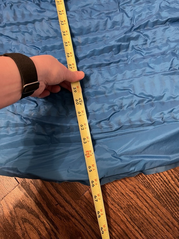 Stoic LTWT Sleeping Pad - Regular Blue Self Inflating 23oz 1.5” Thick