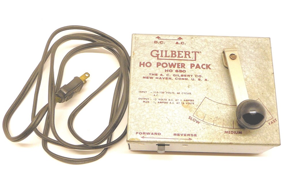 Gilbert HO650 Power Pack Transformer Controller HO Scale Model Trains Vintage