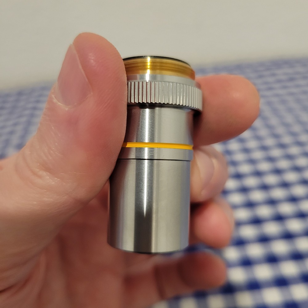 NEW AMSCOPE 10 0.25 160/0.17 Microscope Objective Lens