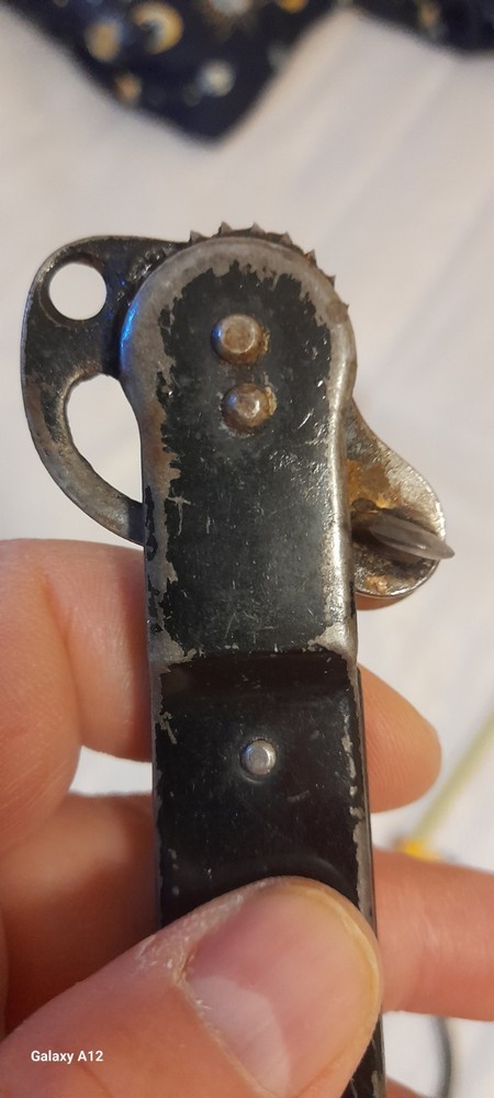 Vtg WWII German Tin Opener Troop Can Opener Sieger second world war II relics
