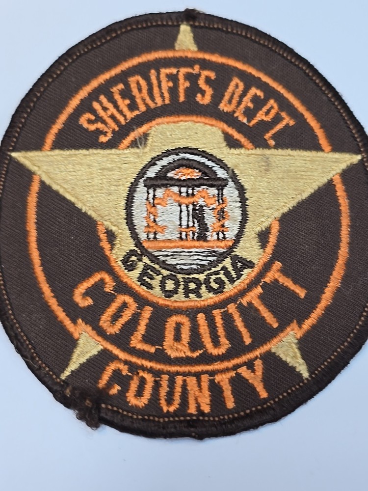 Colquitt County Sheriff's Dept. Sew-on Patch Georgia