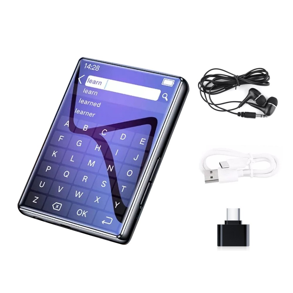 Multifunctional MP3 Player 2.4''HD Screen BT 5.0 Portable Entertainment Device