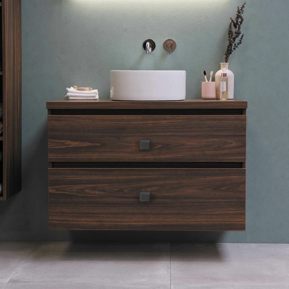 20 Pack Door Knobs Cabinet Furniture Handle Cupboard Drawer Kitchen Square Pull