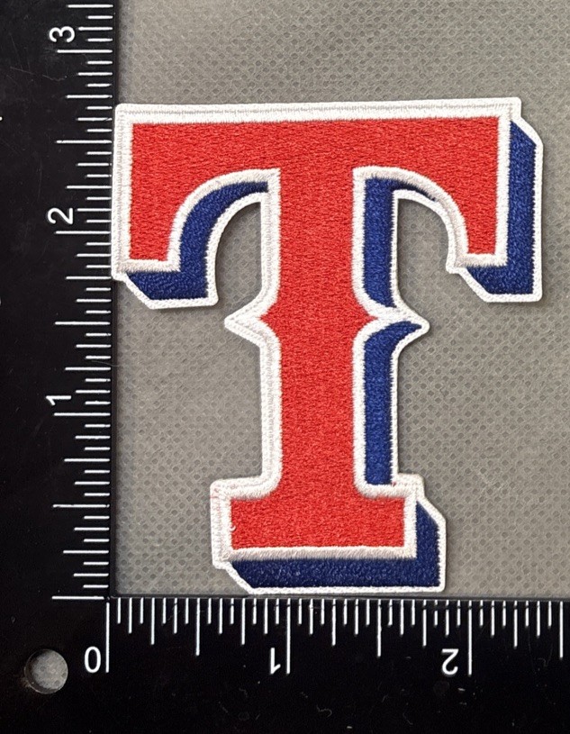 Texas Rangers MLB Baseball Embroidered Iron On Patch