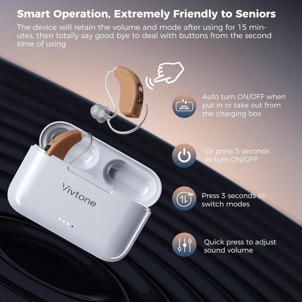 Advanced Multi-Channel Digital Hearing Aids for Seniors - Comfortable & Discreet