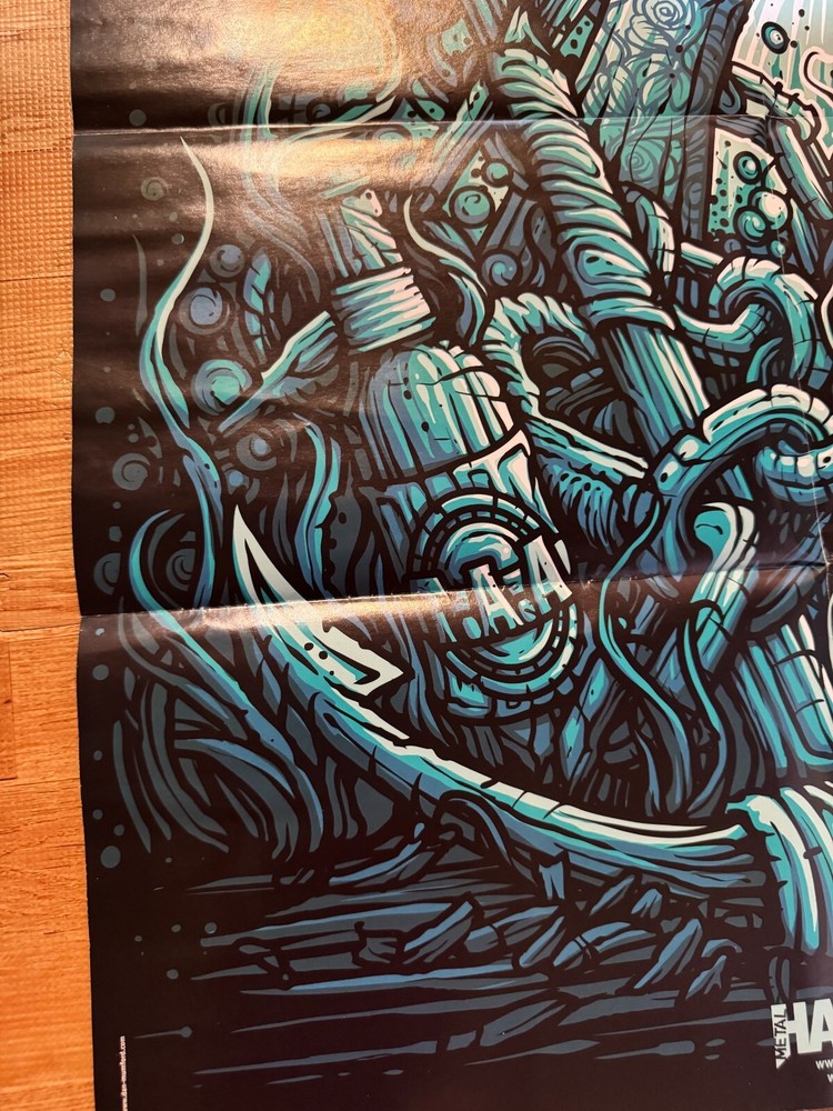 Killswitch Engage 2-Sided Original Poster 30x22 RARE
