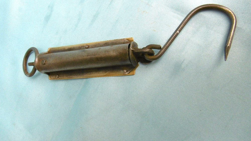 Old Spring Scale Pocket Balance 0-12 kg