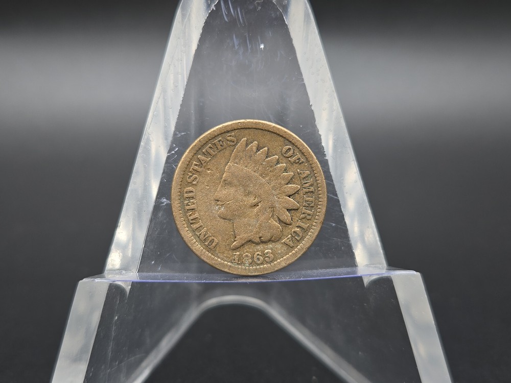 1863 Indian Head Cent **Solid Filler** #9