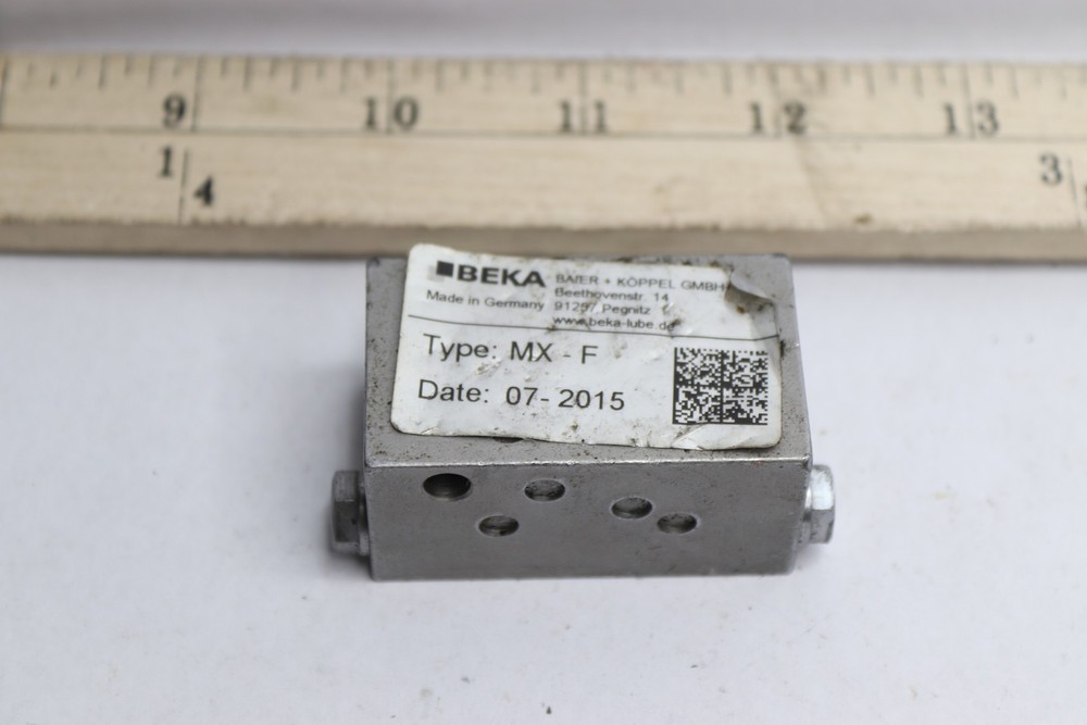 Beka Max Progressive Distributor End Element 25-105 cmÂ³ MX-F