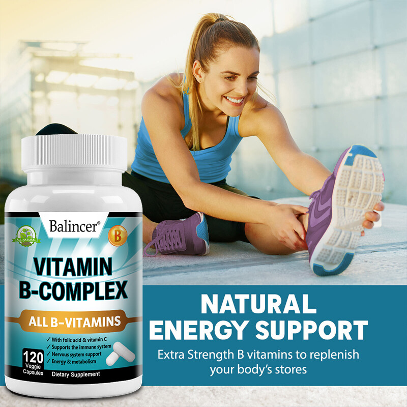 Vitamin B Complex - 30TO120 Capsules - Quality Standards - Simple Supplements