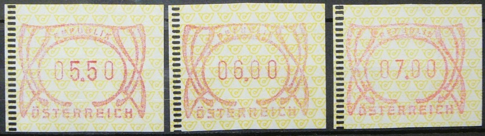 Austria ATM stamps_1 - MNH.