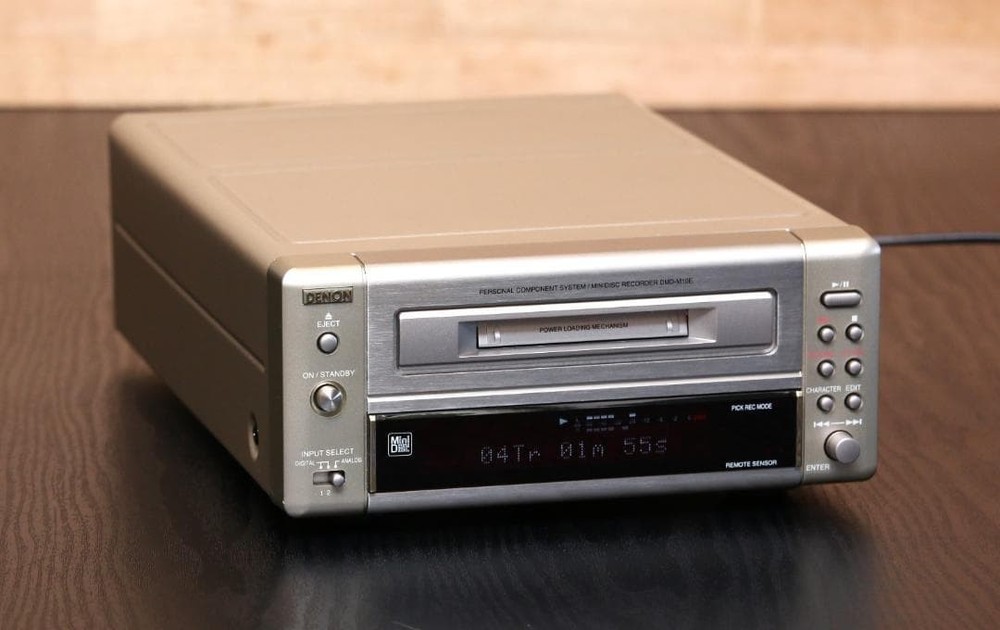 DENON DMD-M10E MiniDisc Recorder MD Deck MD Player Maintenance completed
