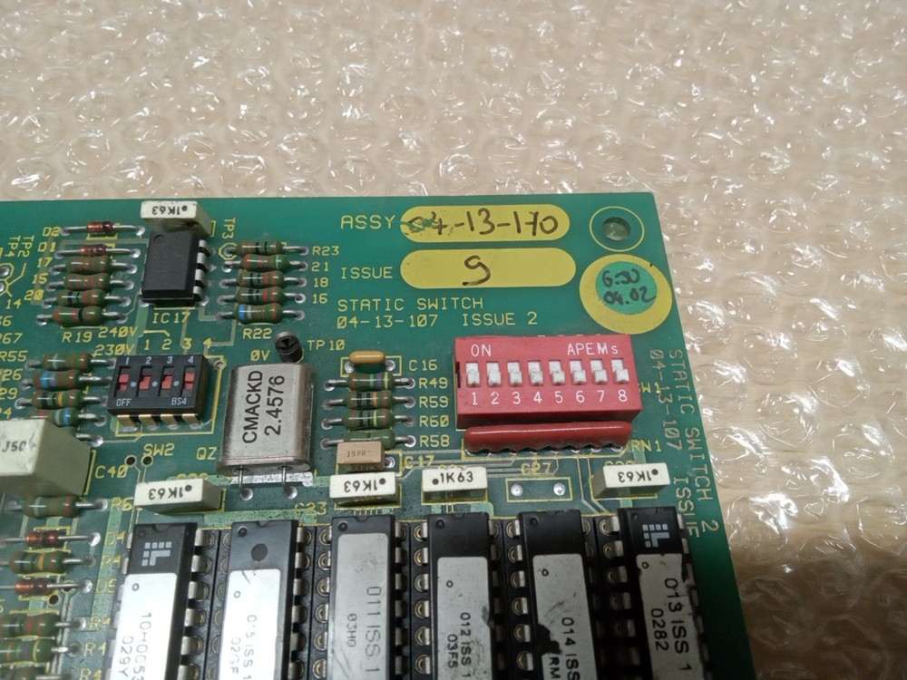 Chloride Static Switch 04-13-107 PC Board
