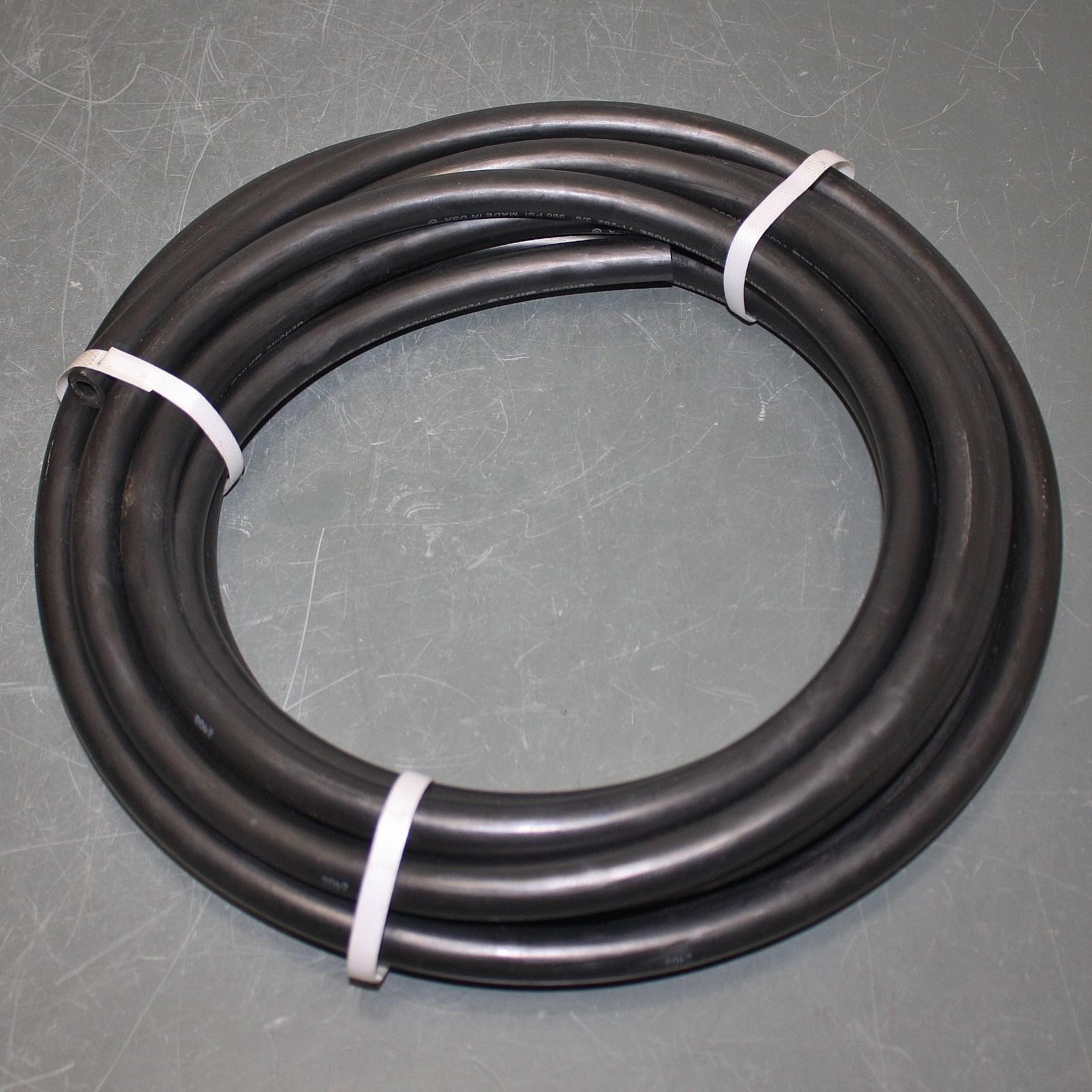 (25 ft) Genuine Binks Fluidall Hose 71-282, 3/8" ID, 500 psi, Bulk Hose, Black