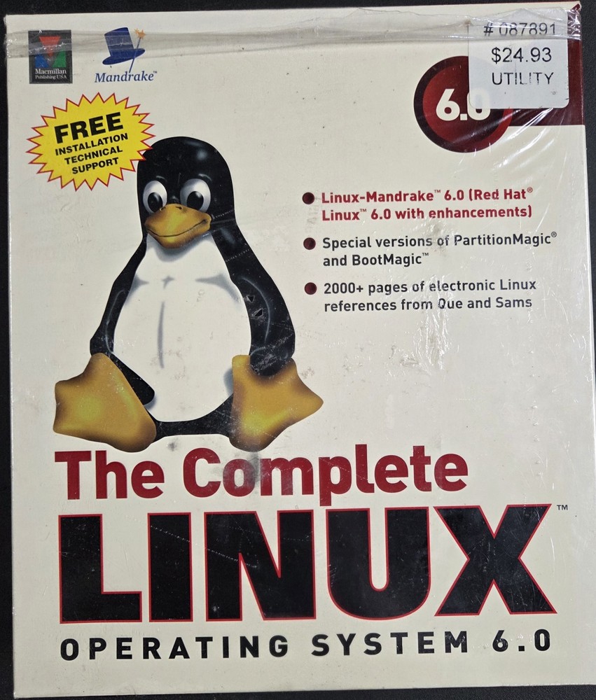 RED HAT LINUX MANDRAKE 6.5 DELUXE OPERATING SYSTEM