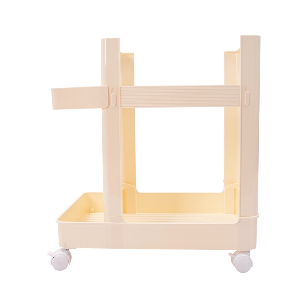 Multi-functional Storage Stand w/Wheels Rolling Workout Equipment Storage Rack