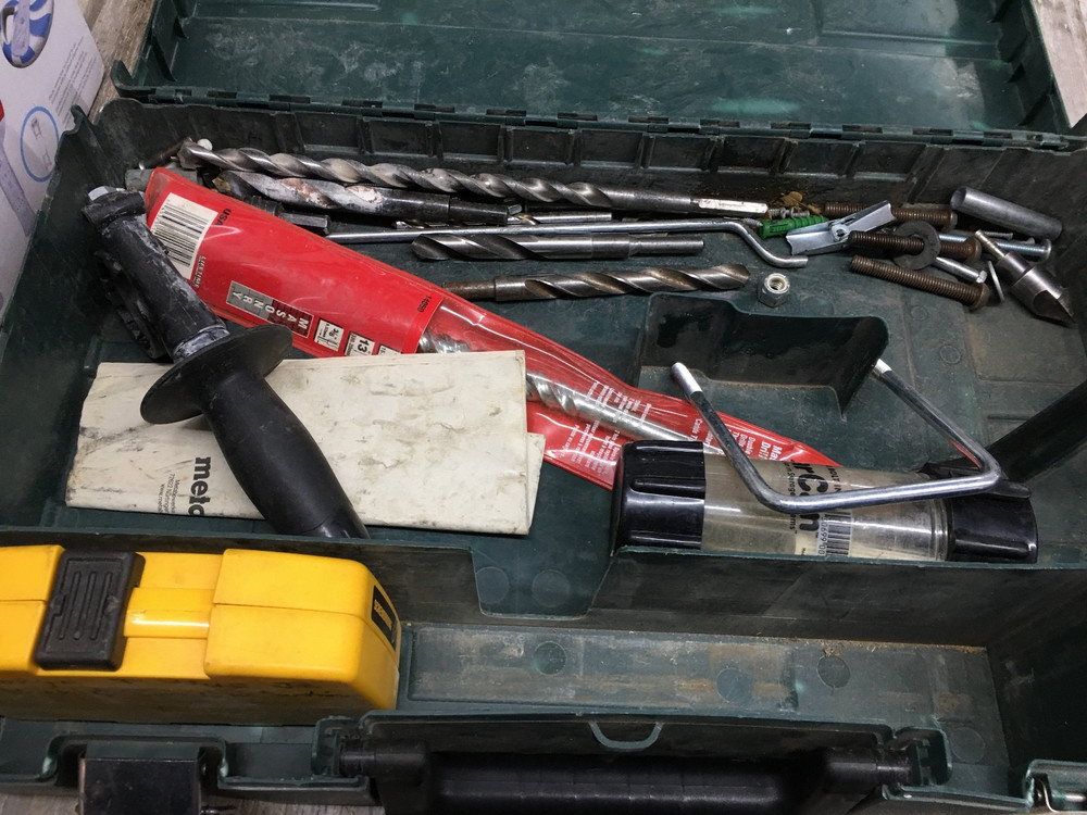 Metabo SBE 710 110v Drill WITH MORE EXTRA BITS TESTED NICE IN BOX