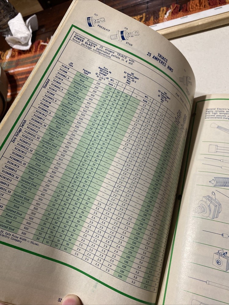 GE SEMICONDUCTOR DATA HANDBOOK 1974 GENERAL ELECTRIC ELECTRONIC TECHNICAL MANUAL