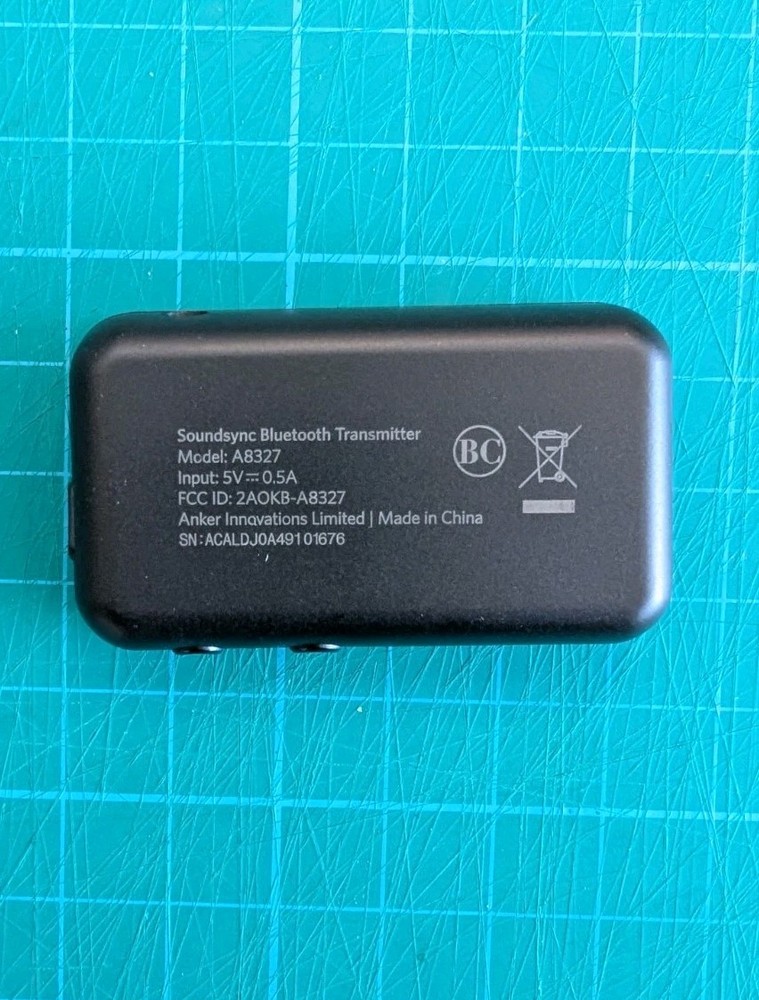 Anker Soundsync Bluetooth Transmitter A8327