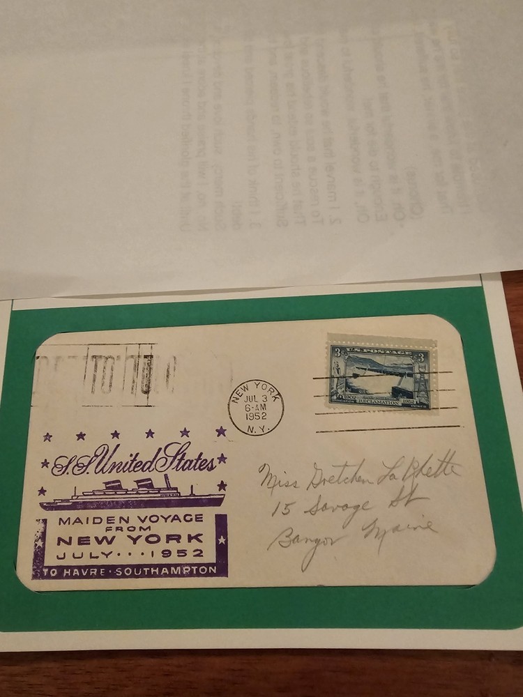 USPS FDC STAMP MAIDEN VOYAGE