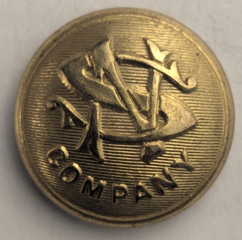 1870-90s - N.S. Company Employee Uniform Button Original- B20C