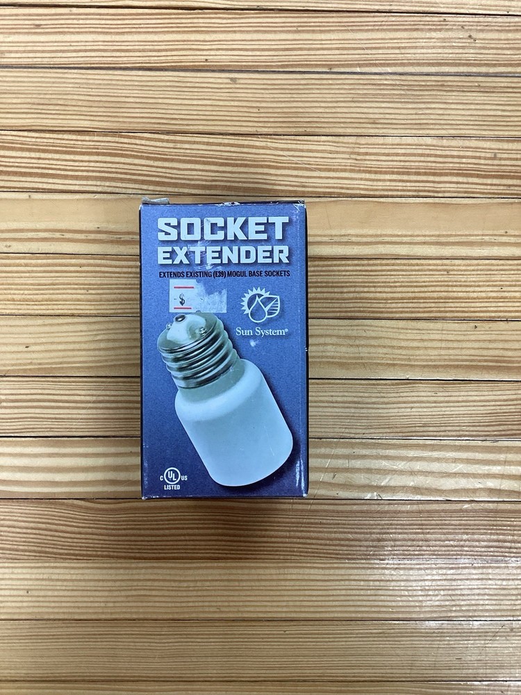 Sun System Mogul Socket Extender for grow light fixtures E39 Mogul Type Sockets
