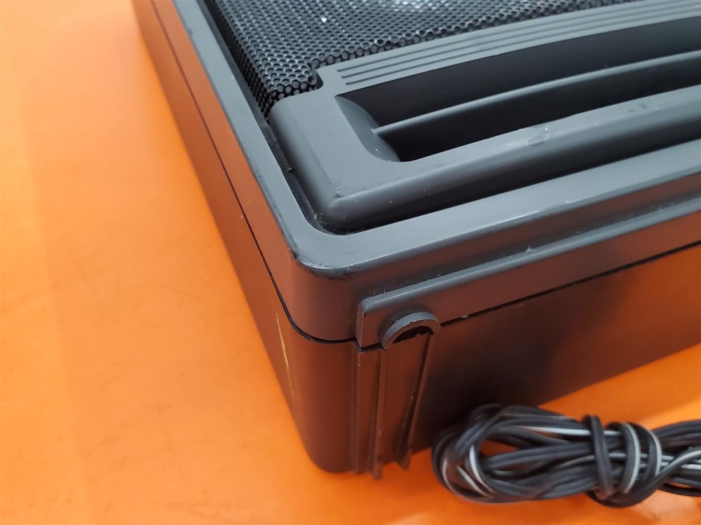 ⭐️⭐️⭐️⭐️⭐️ Black Shelf Speakers Full Response 4" Speaker 6ft Audio Cable