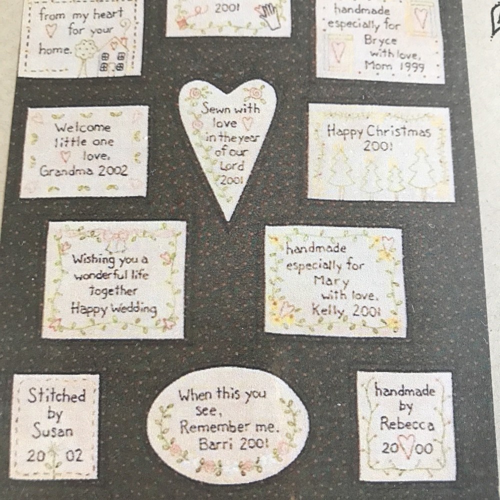 BAREROOTS Quilt Stitchery Labels #77 By