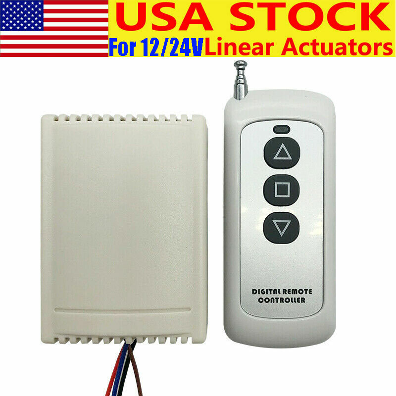 DC 12V 24V Linear Actuator Motor Controller Wireless Remote Control Kit