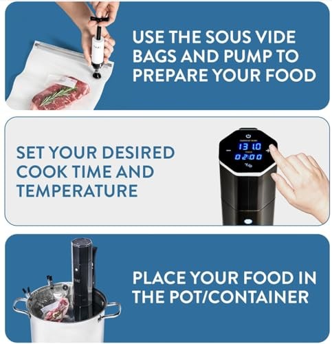 Yedi Infinity Sous Vide Cooker, Powered by Octcision Technology, Deluxe