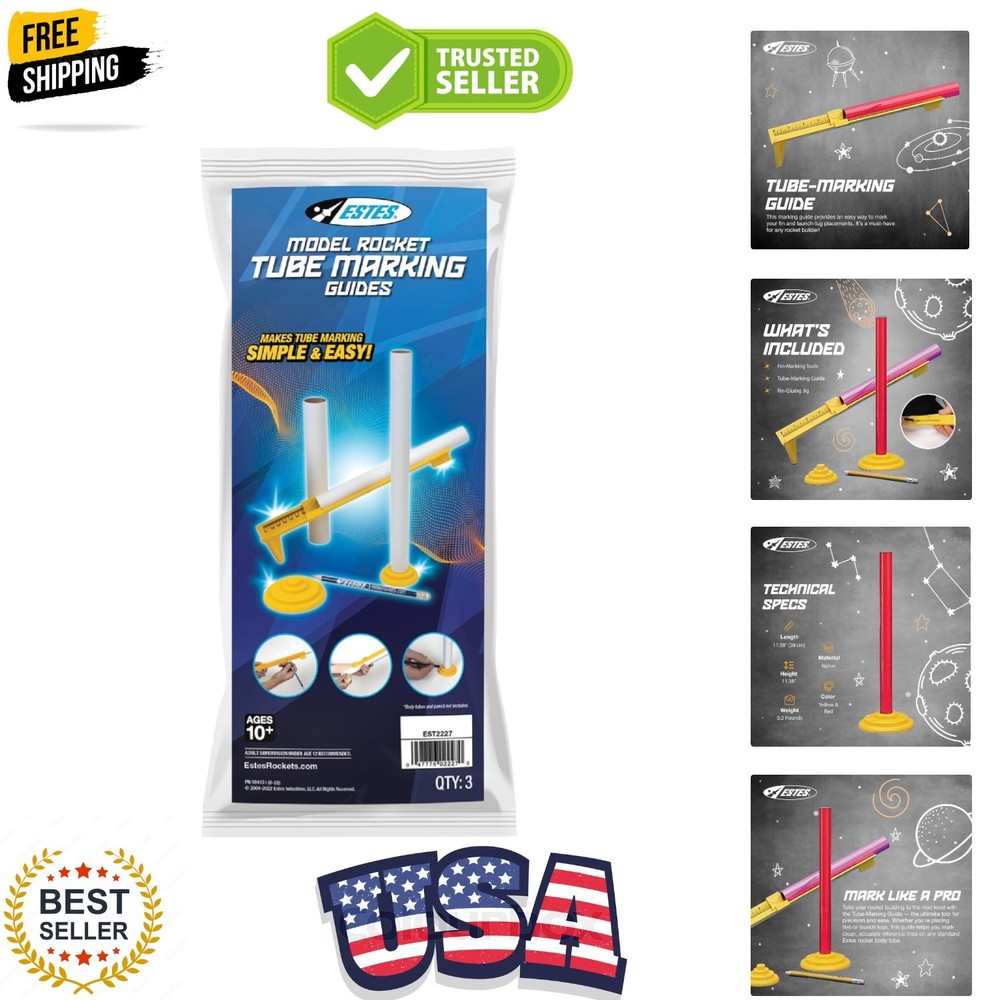 2227 Tube-Marking Guide, Flying-Rocket-Model Building Tool, Rocket Model Kit ...