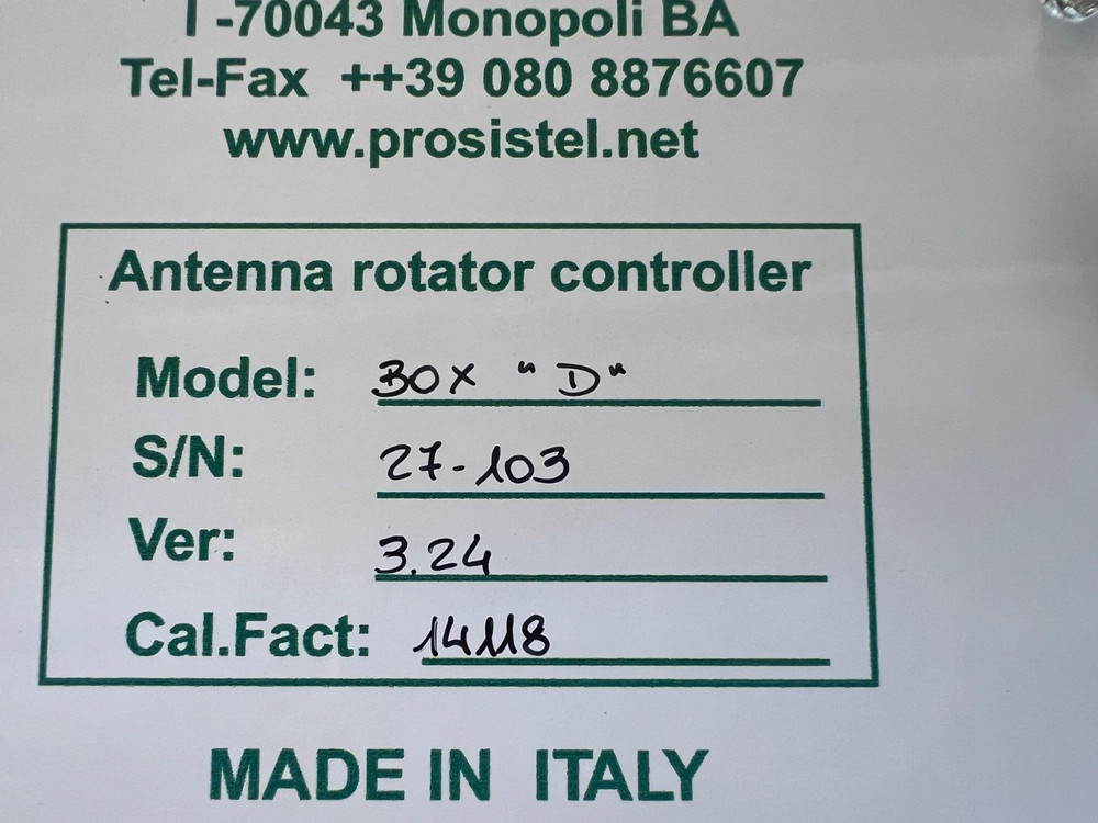 prosistel rotator Azimuth D