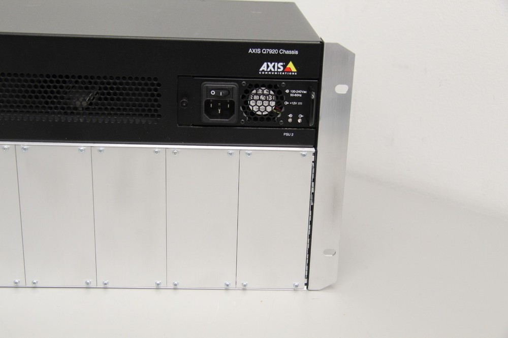 New Open Box AXIS Q7920 Rackmount Video Encoder Chassis PN: 0575-001-04