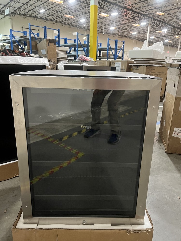 Yeego 24" Single-Zone Beverage Fridge Holds 140 Cans Compact & Efficient