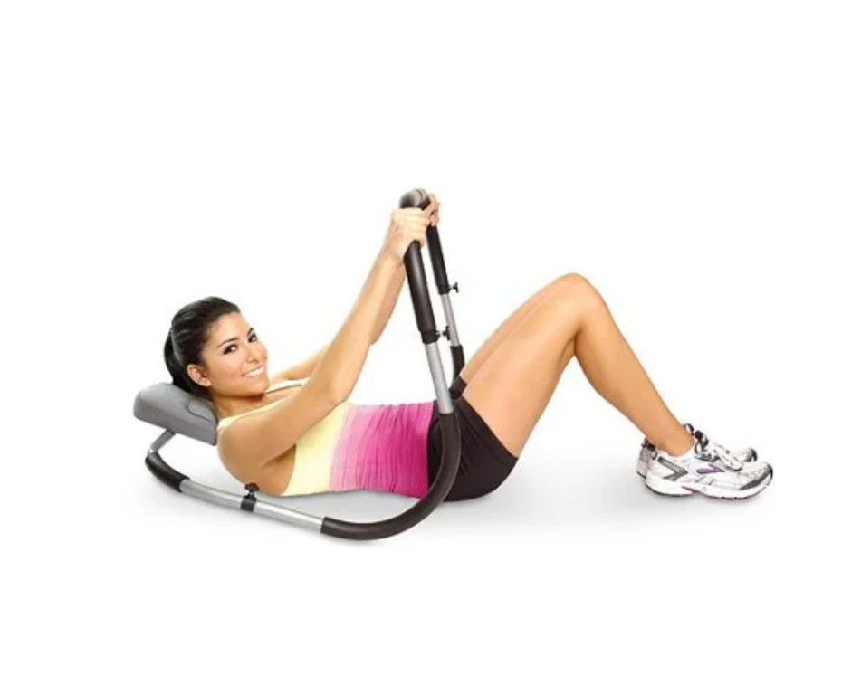 AB Trainer Abdominal Machine Exercise Crunch Roller Workout Exerciser, Home Gym