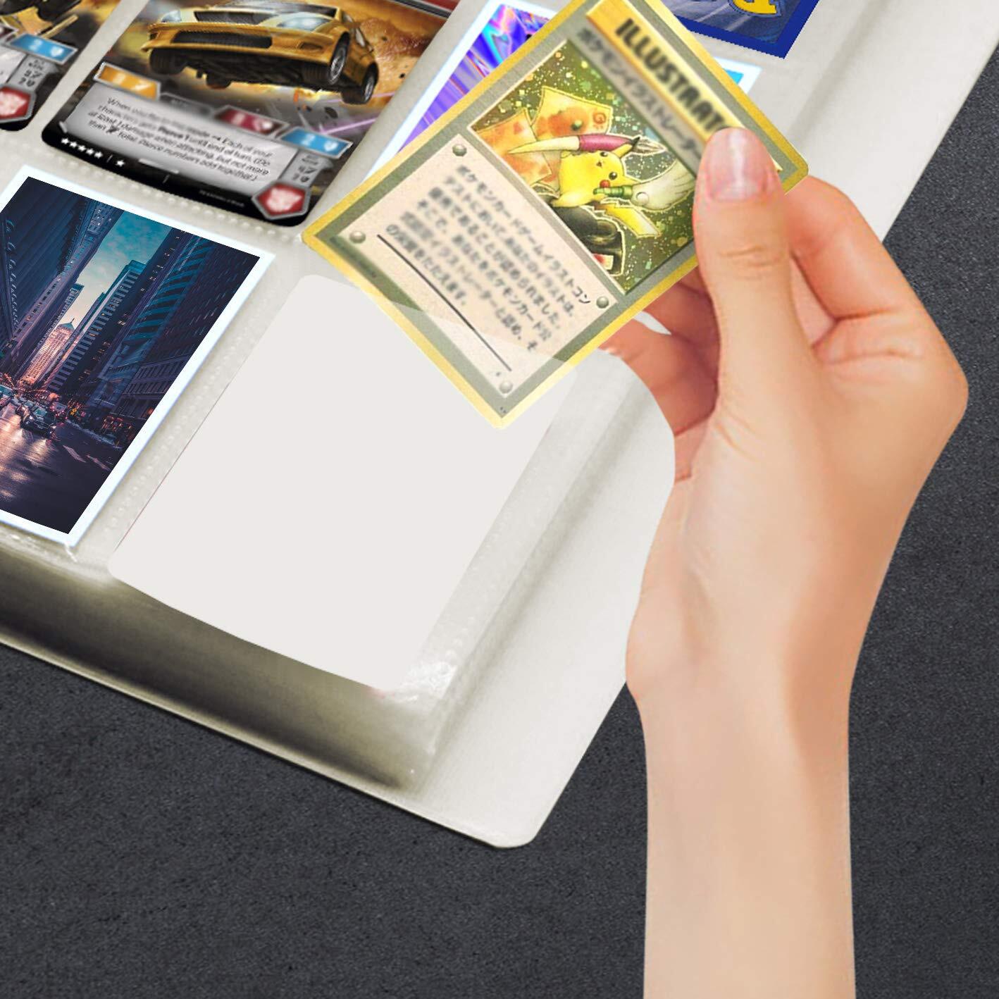 540 Pockets Card Sleeves Binder Sheets Baseball Card Sleeves Pages for 3 Ring...