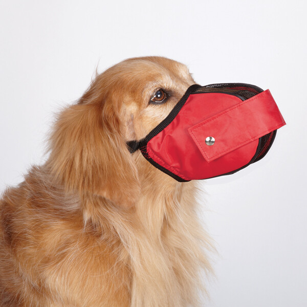 SOFT SIDED NO BITE DOG COMFORT MUZZLE Nylon MESH Adjustable*GROOMING*TRAINING