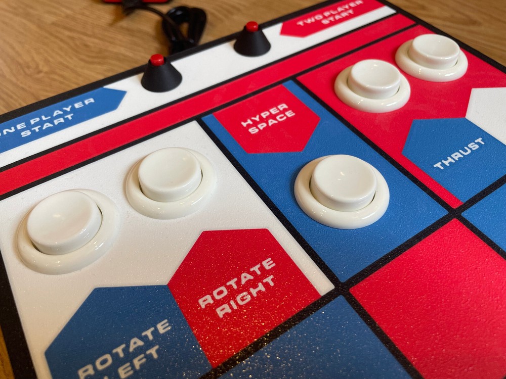 Asteroids Arcade Themed Custom Built Retro Game Controller.