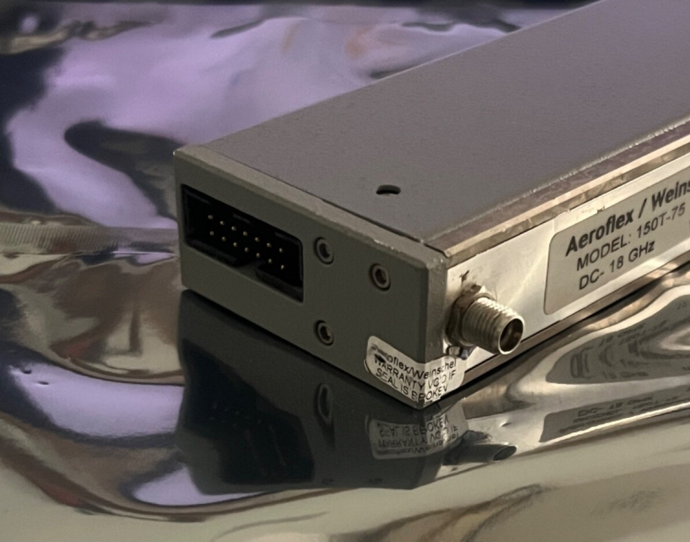 Aeroflex Weinschel Model 150T-75 Programable step attenuator DC-18GHz