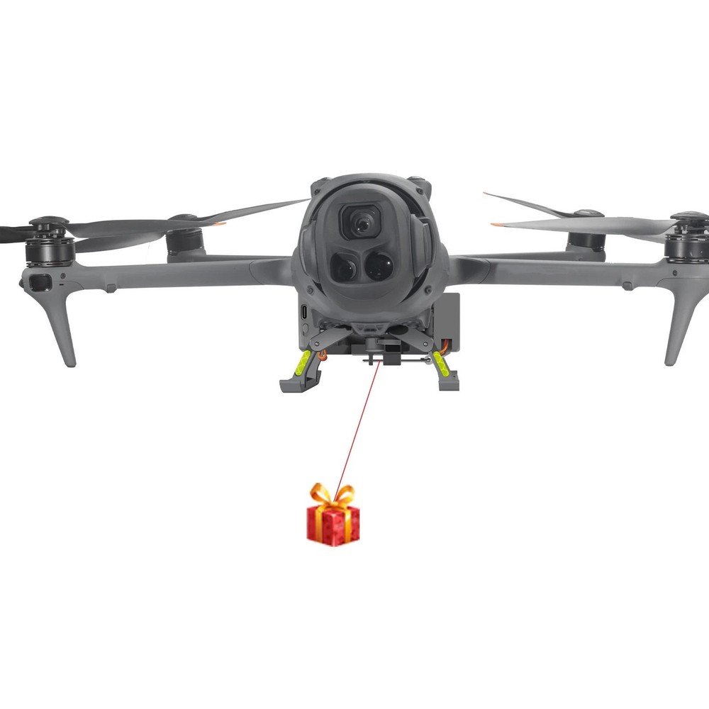 500g Payload Airdropper for DJI Mavic 4 Pro w/Magic Strap Mount & USB Cable