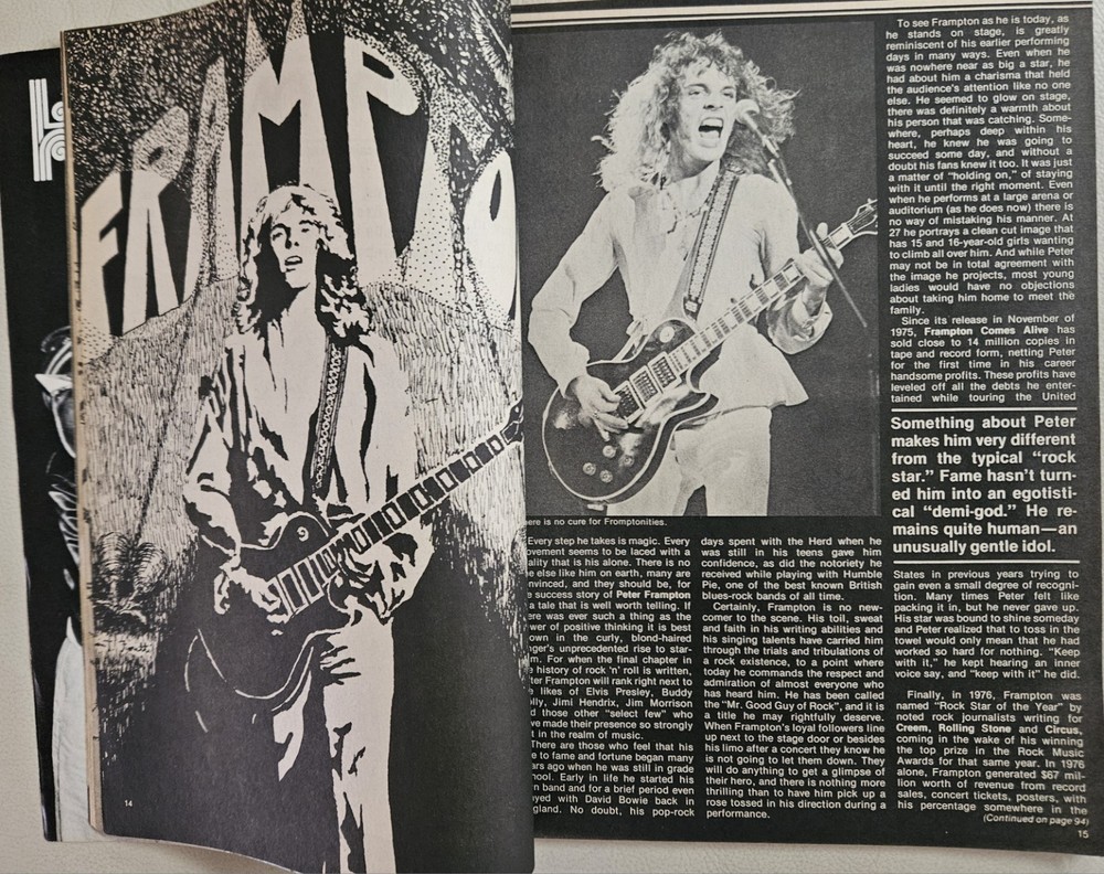 ROCK AWARDS KISS EXTRAVAGANZA 1978 Magazine