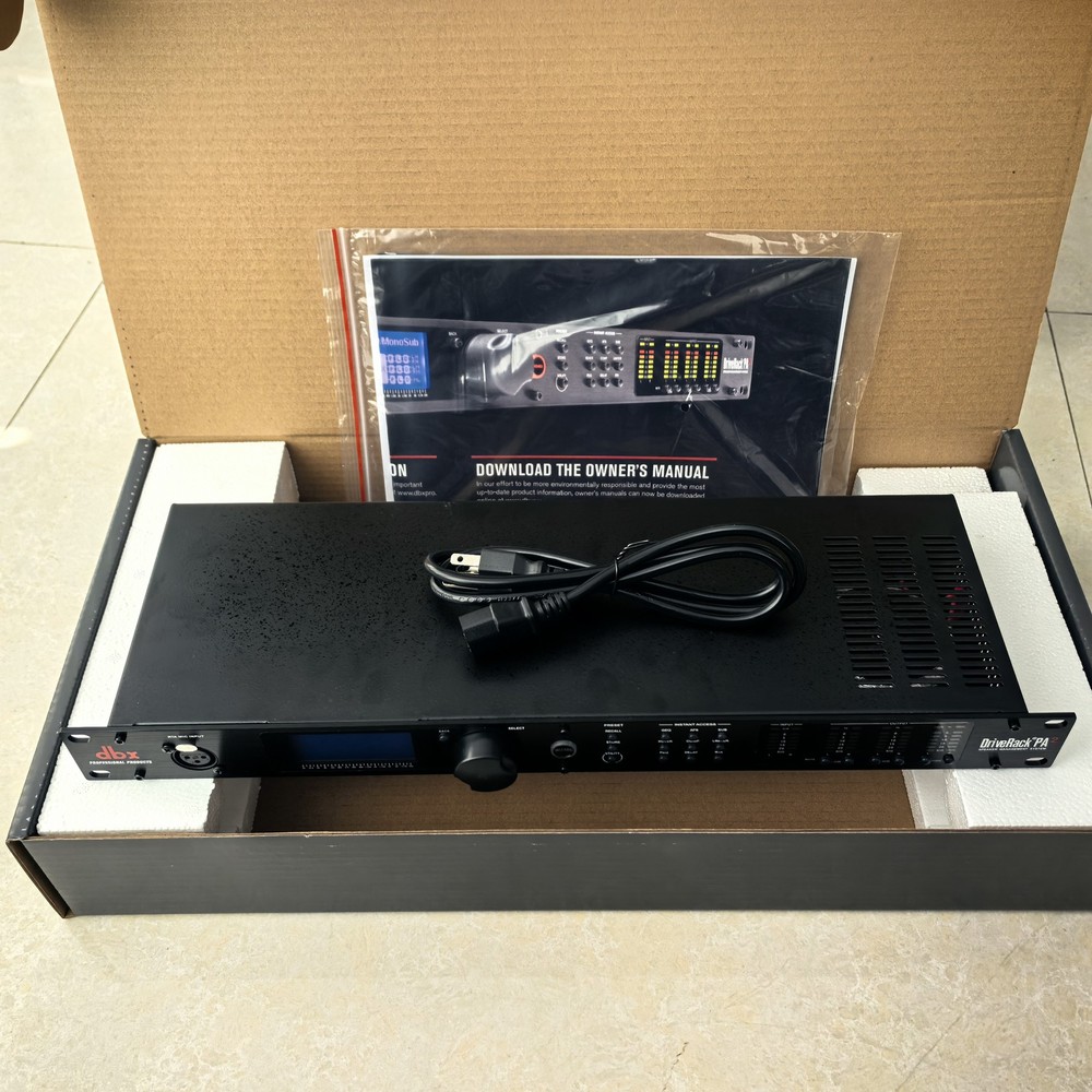 NEW DBX PA2 DriveRack Complete Loudspeaker Management System-PA2 US