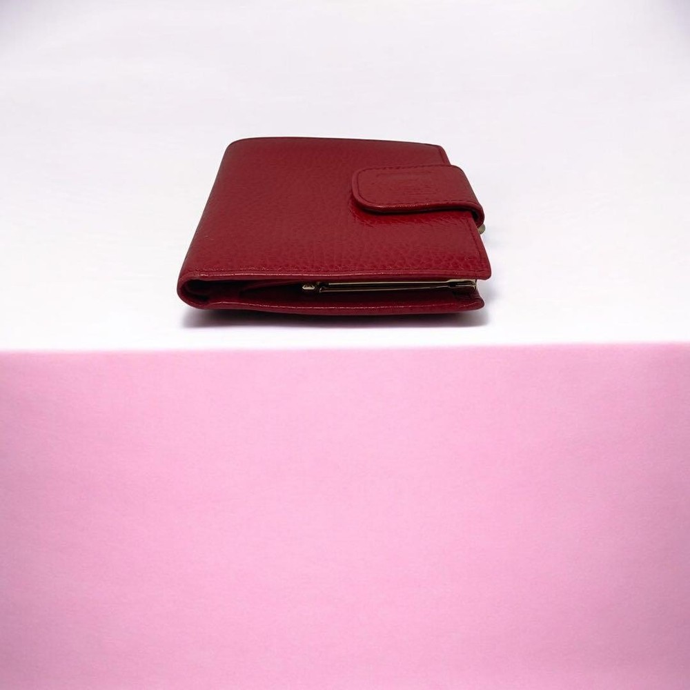 CELINE Coin Purse Two-Fold Wallet Red
