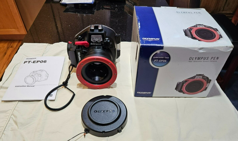 Olympus PT-EP06 Underwater Housing for E-pm1 Digital Camera Scuba Dive Case