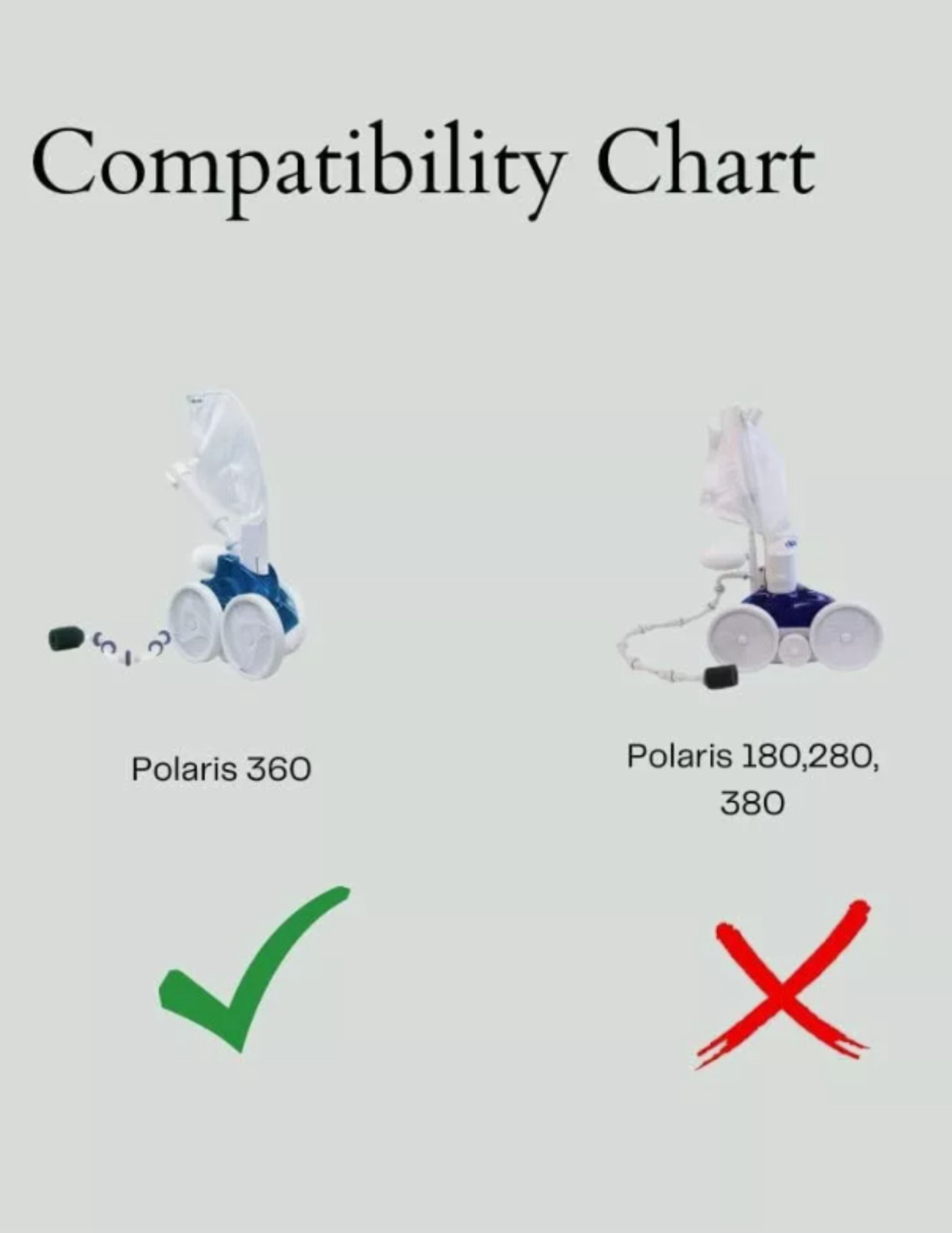 for Polaris 360 Cleaner 6' Feed Hose 9-100-3102 91003102