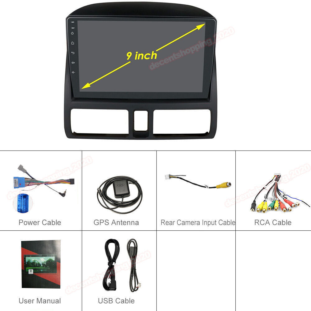 For Honda CR-V CRV 2002-2006 Apple CarPlay Android 14 Car Stereo Radio GPS